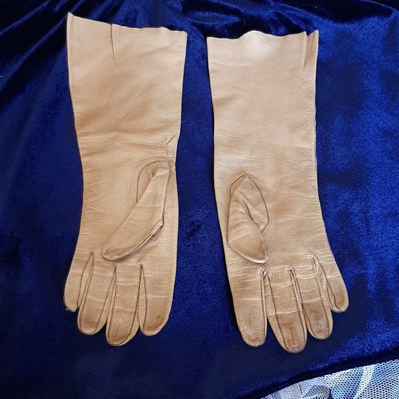 Vintage Alexette Bacmo leather gloves - Picture 1 of 4
